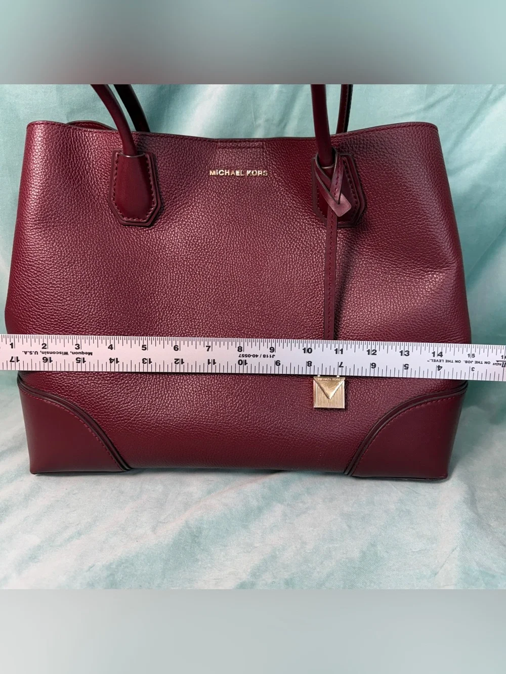 Michael Kors Large Mercer in Oxblood